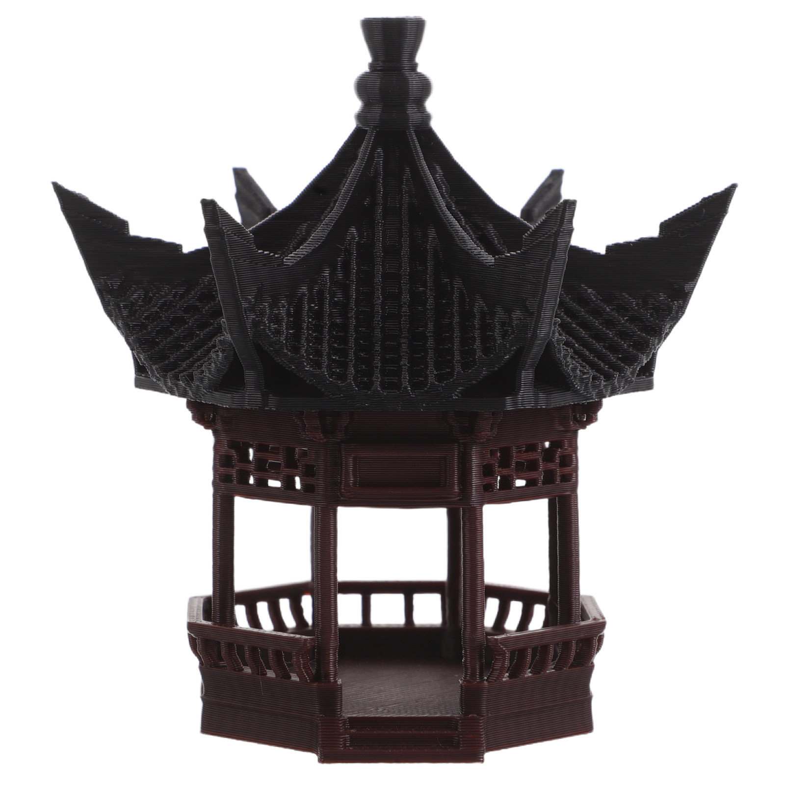 Bonsai Garden Landscape Design - Miniature Pagoda Landscape Ornament Intricate Traditional