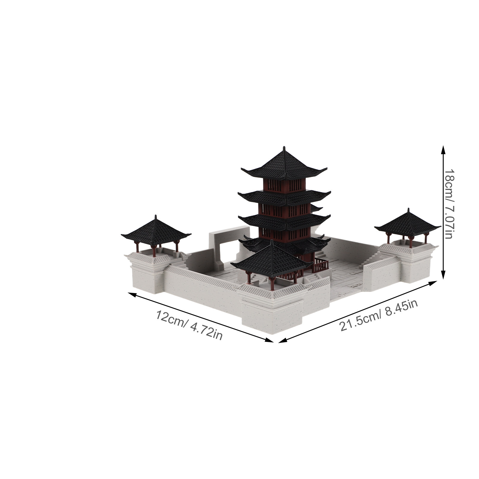 Miniature Chinese Pavilion Scu - đánh giá và giá Bonsai Garden Landscape Design