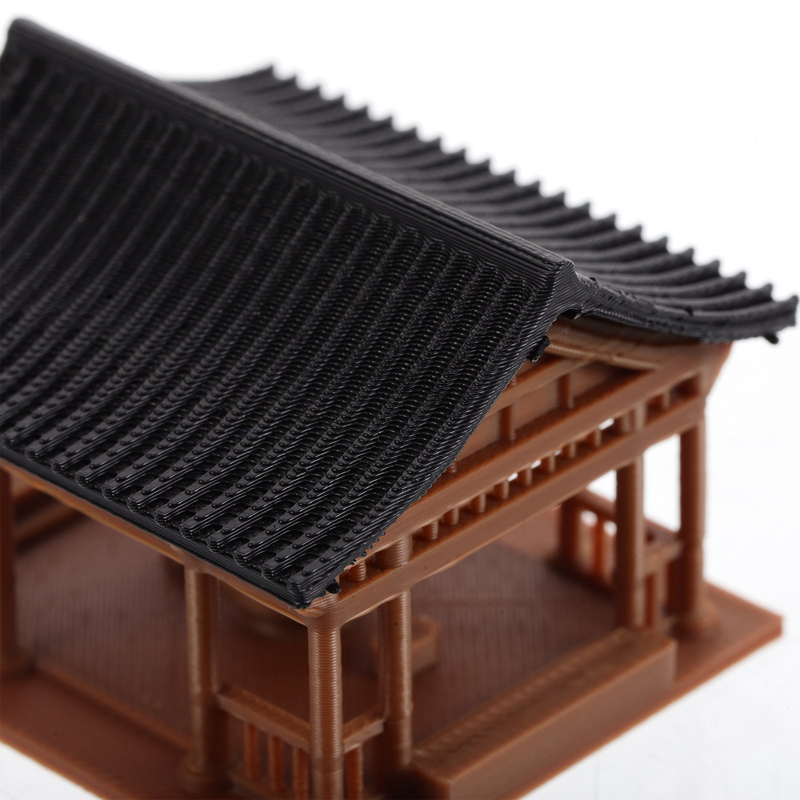 Hexagon Mini Pavilion Statue R - đánh giá và giá Bonsai Garden Landscape Design
