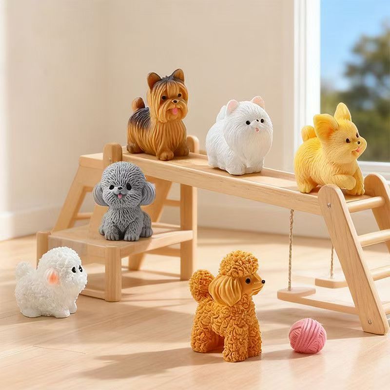 Cute Teddy Poodle Puppy Small  - đánh giá và giá Bonsai Garden Art