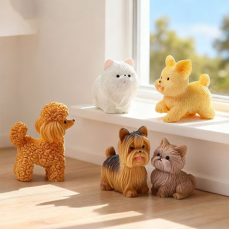 Cute Teddy Poodle Puppy Small  - đánh giá và giá Bonsai Garden Art