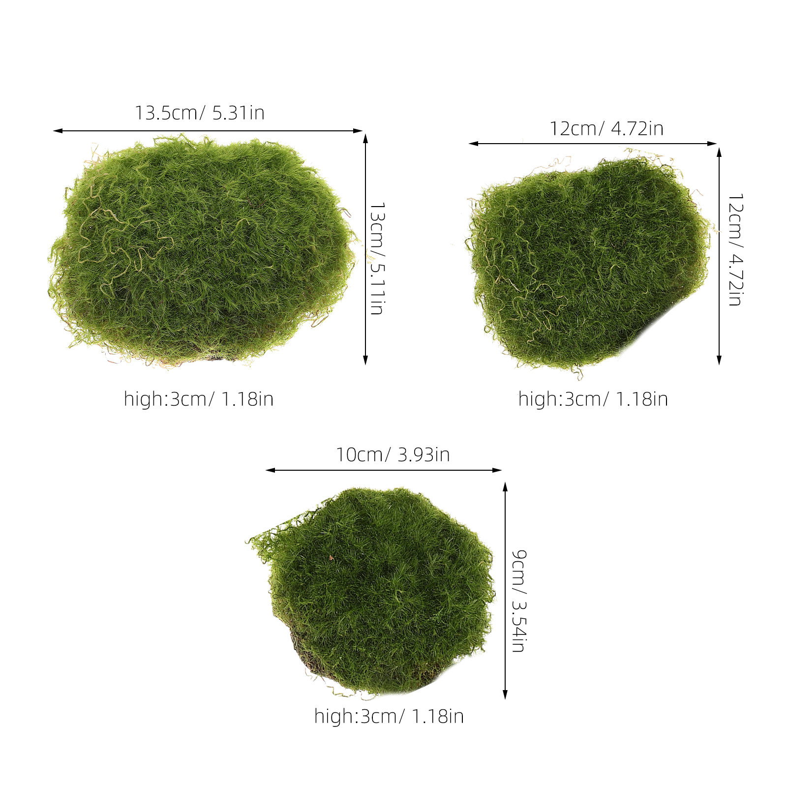 6Pcs Imitated Moss Stone Decor - đánh giá và giá Bonsai Garden Landscape Design