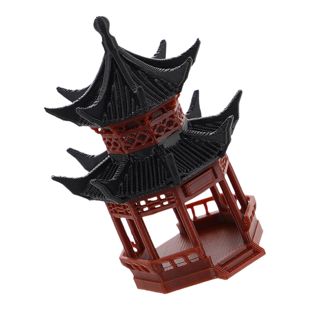 Asian Miniature Pavilion Sculp - đánh giá và giá Bonsai Garden Landscape Design