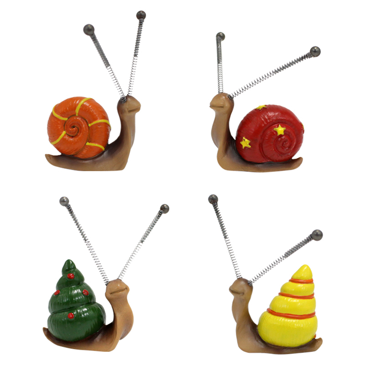 4pcs, Mini Snail Sculpture Bon - đánh giá và giá Bonsai Garden Art