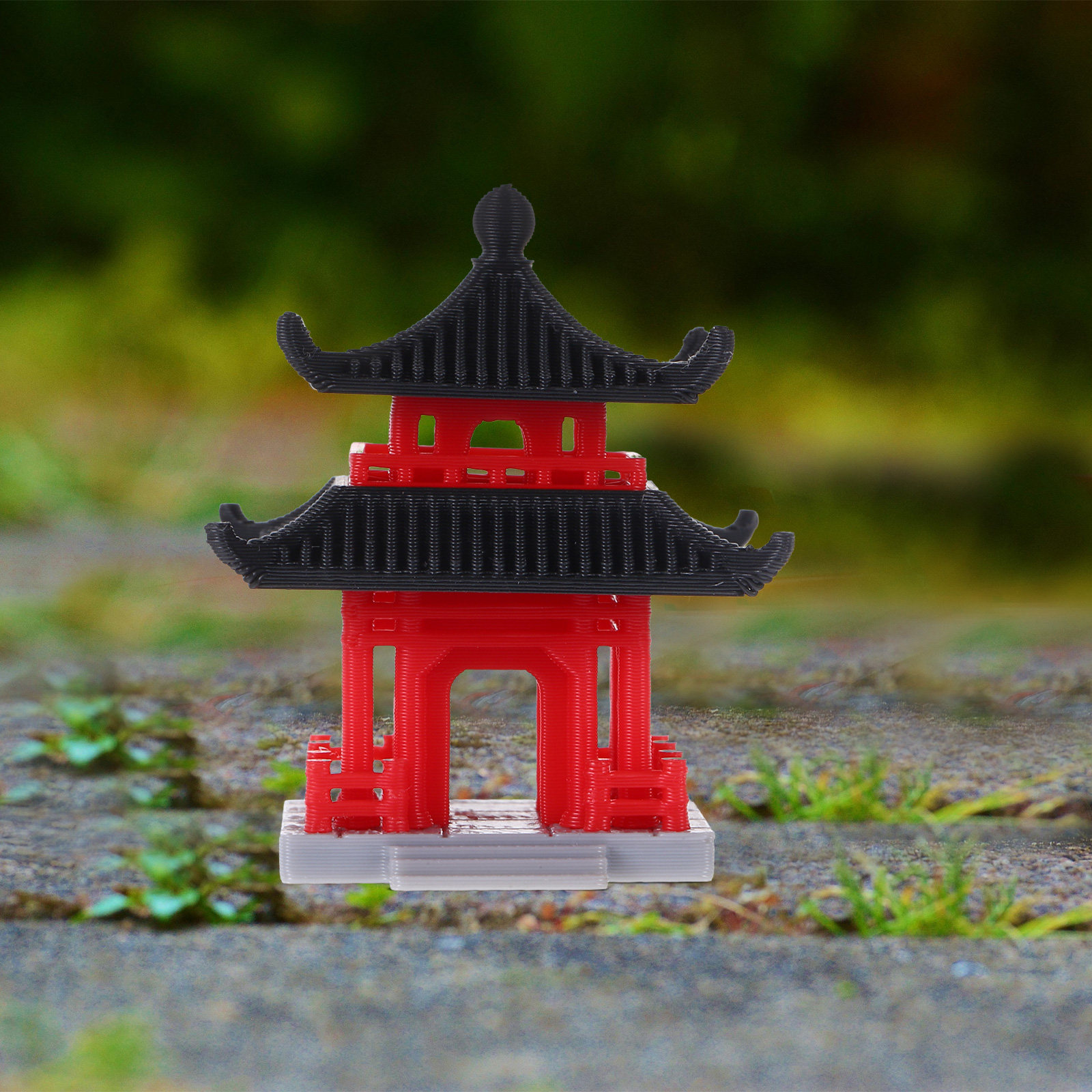 Mini Pavilion Vintage Design B - đánh giá và giá Bonsai Garden Landscape Design
