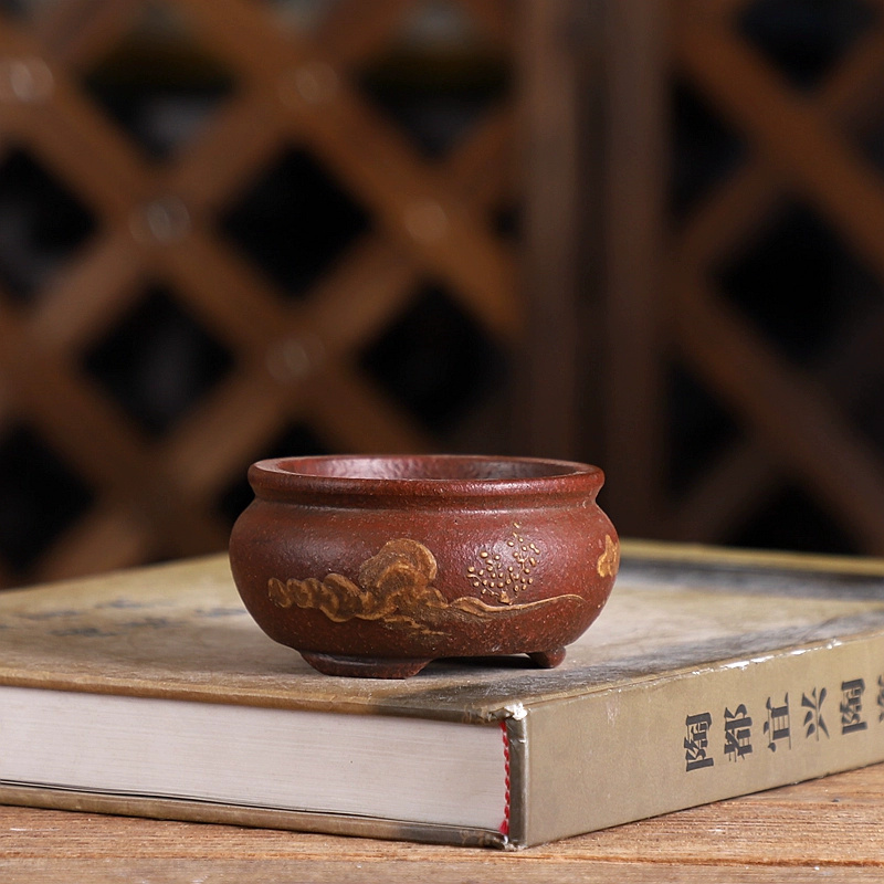 Purple sand Bonsai Pot Traditi - đánh giá và giá Bonsai Garden With Sand