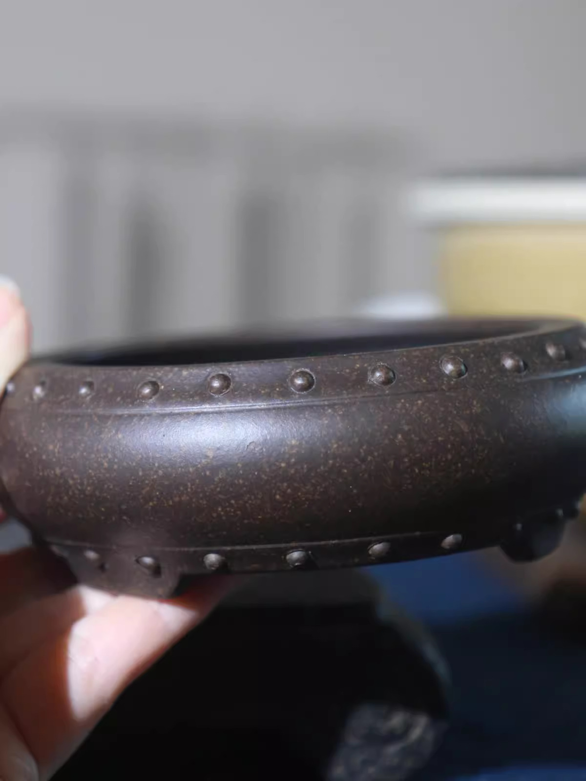 Ceramic Circle Bonsai Pot, Mad - đánh giá và giá Bonsai Garden With Sand