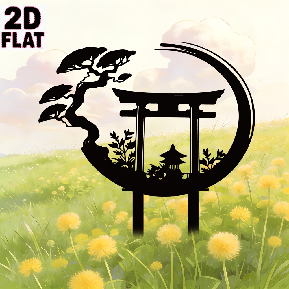 CIFBUY Metal Wall Art Torii Ga - đánh giá và giá Bonsai Garden Art