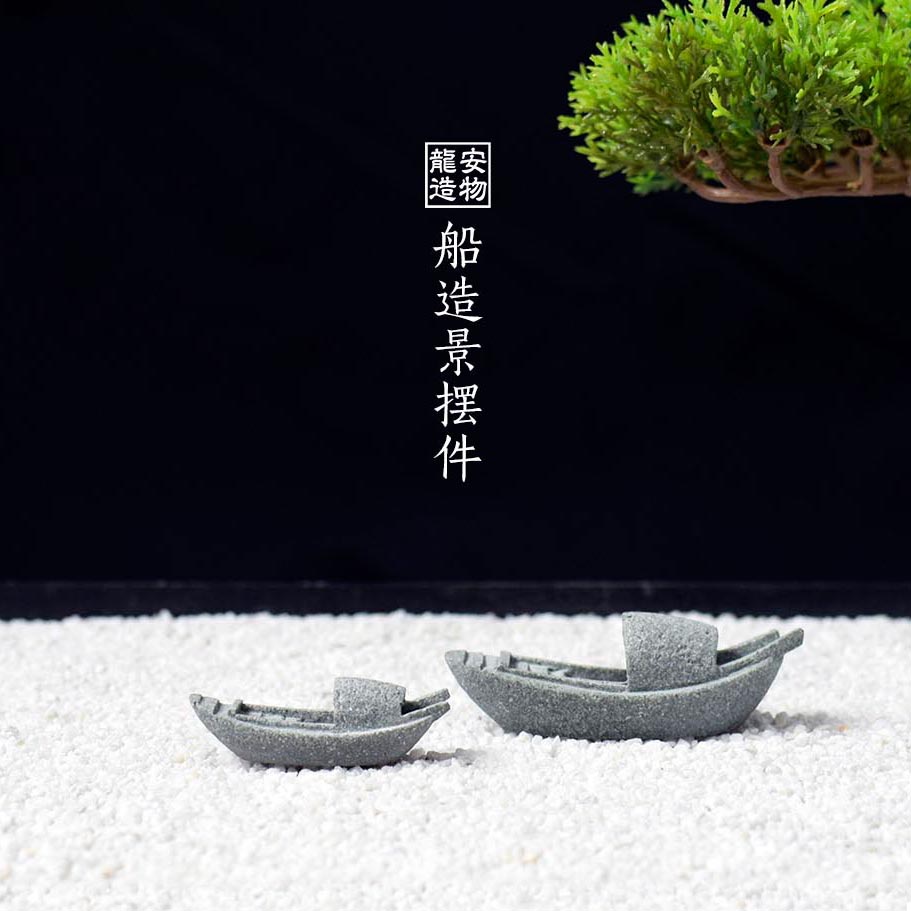 Simulation Boat Fish Tank Wate - đánh giá và giá Bonsai Garden Art