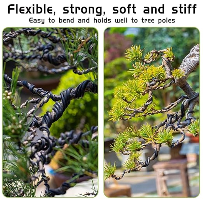 1mm Black Aluminum Bonsai Wire - đánh giá và giá Bonsai Garden Art