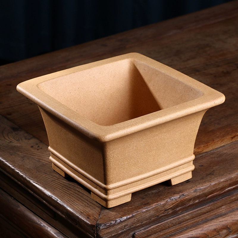 Pruple Sand Square Bonsai Pot, - đánh giá và giá Bonsai Garden With Sand