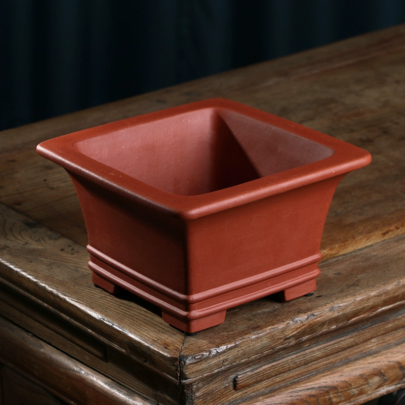 Pruple Sand Square Bonsai Pot, - đánh giá và giá Bonsai Garden With Sand